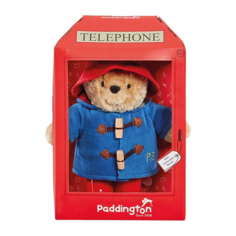Peluche Paddington cabine GIPSY TOYS - 20 cm - scene iconique