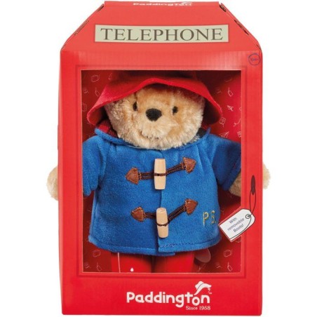 Peluche Paddington cabine GIPSY TOYS - 20 cm - scene iconique