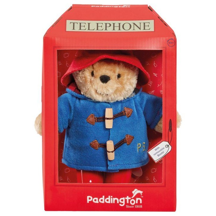 Peluche Paddington cabine GIPSY TOYS - 20 cm - scene iconique