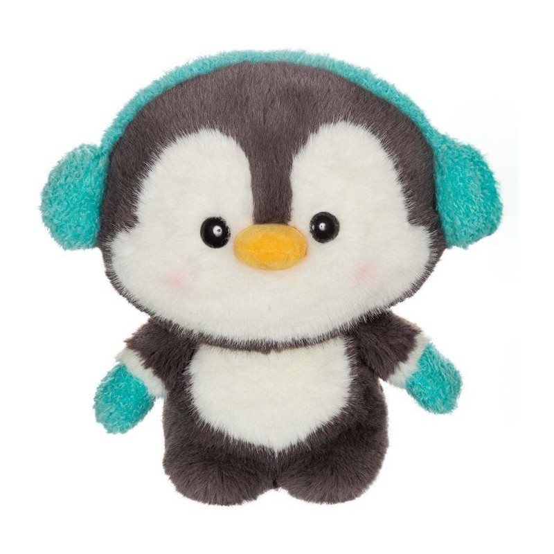 Peluche Pingouin Snowy GIPSY TOYS - 22 cm - look kawaii et ultra doux