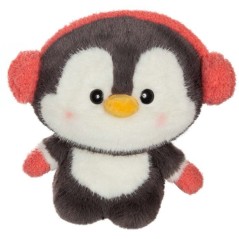 Peluche Pingouin Snowy rose GIPSY TOYS - 22 cm - look kawaii et ultra