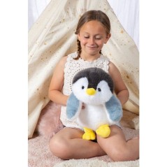 Peluche Pingouin Floppy Choopy GIPSY TOYS - 40 cm - ultra douce et grande taille