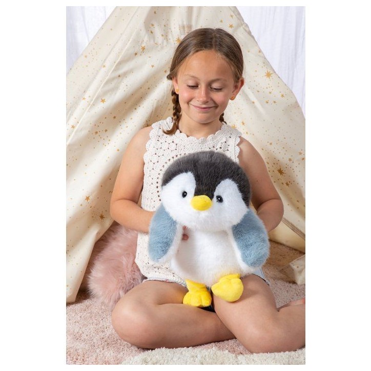Peluche Pingouin Floppy Choopy GIPSY TOYS - 40 cm - ultra douce et grande taille