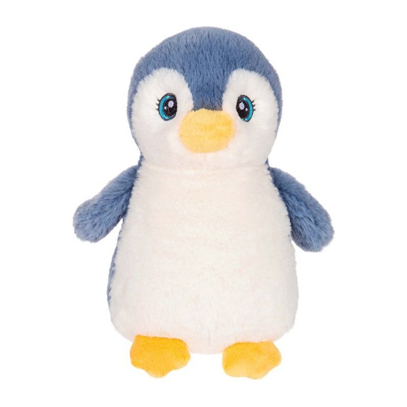 Peluche Pingouin Câlin GIPSY TOYS - 18 cm - design rond et broderies