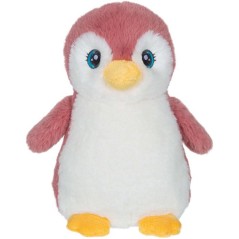 Peluche Pingouin Câlin rose GIPSY TOYS - 18 cm - design doux