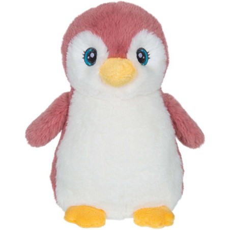 Peluche Pingouin Câlin rose GIPSY TOYS - 18 cm - design doux