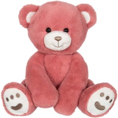 Peluche Ourson Câlin rose GIPSY TOYS - 25 cm - finition douce