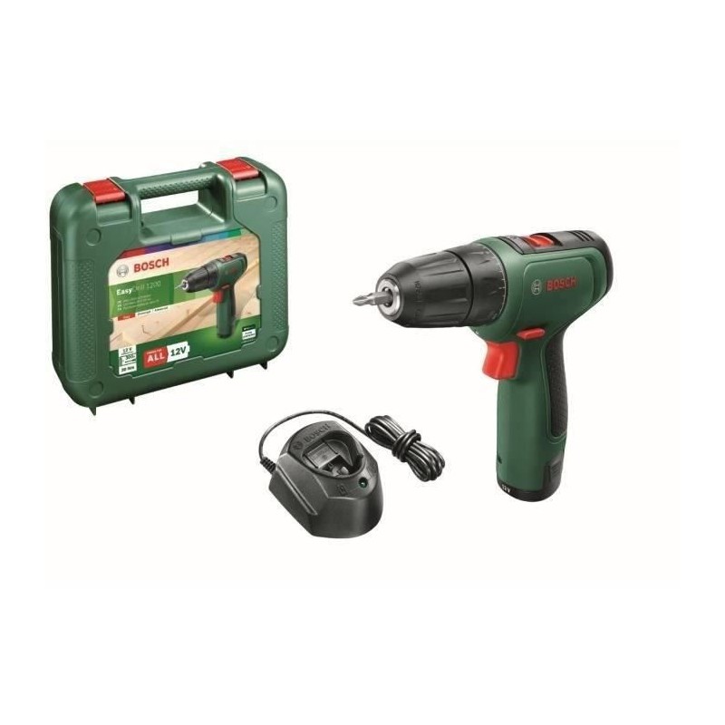 Perceuse-visseuse sans-fil Bosch - EasyDrill 1200 (Livrée avec 2 batt Perceuse-visseuse sans-fil Bosch - EasyDrill 1200 (Livrée avec 2 batt
