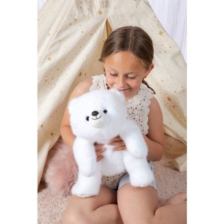 Peluche Ours polaire Floppy Choopy GIPSY TOYS - 40 cm - ultra douce