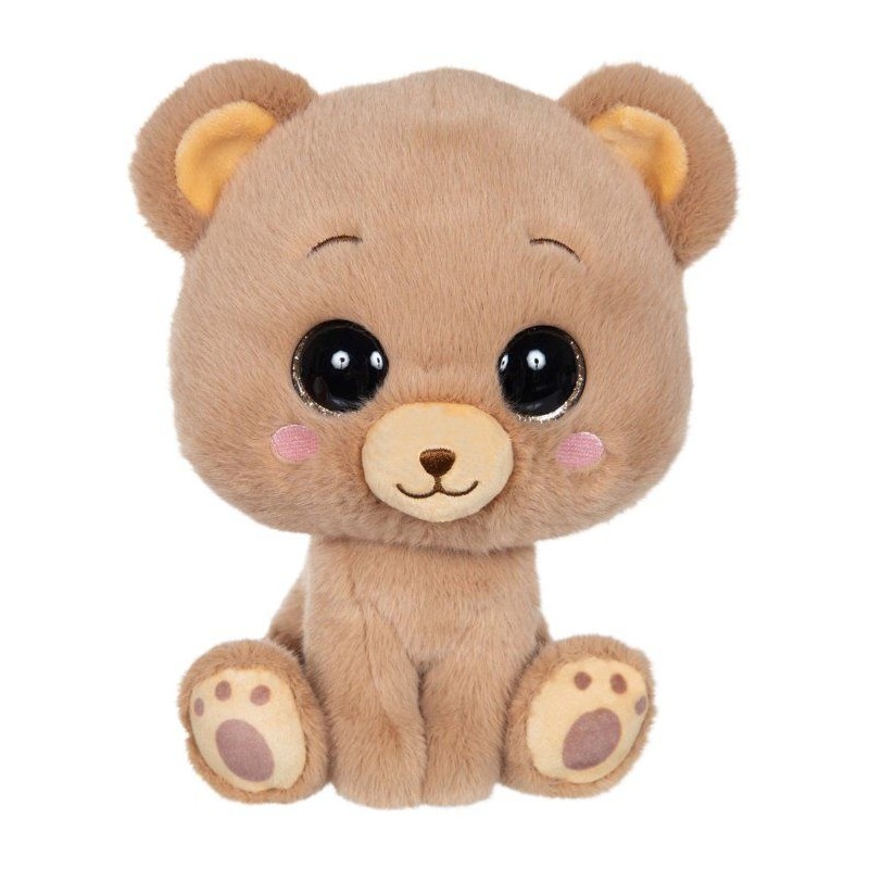 Peluche Kawami ours GIPSY TOYS - 23 cm - grands yeux brillants