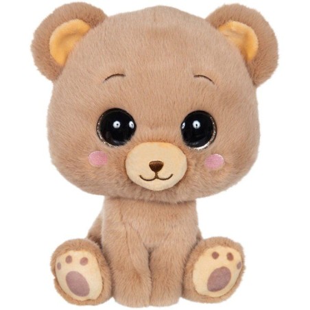 Peluche Kawami ours GIPSY TOYS - 23 cm - grands yeux brillants