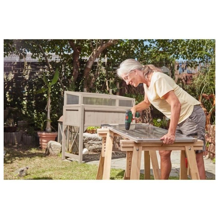 Perceuse-visseuse sans-fil Bosch - EasyDrill 1200 (Livrée avec 2 batteries 12V-1,5Ah + chargeur) Perceuse-visseuse sans-fil Bosch - EasyDrill 1200 (Livrée avec 2 batteries 12V-1,5Ah + chargeur)