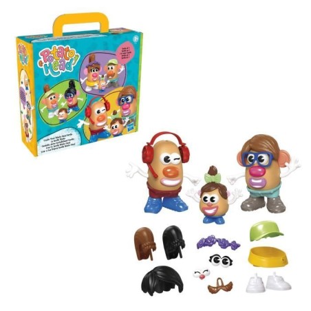 Potato Head coffret La famille Patate avec 44 pieces, jouets préscol