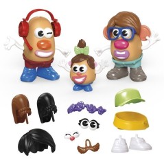 Potato Head coffret La famille Patate avec 44 pieces, jouets préscolaires créatifs pour tout-petits, pour filles et garçons,