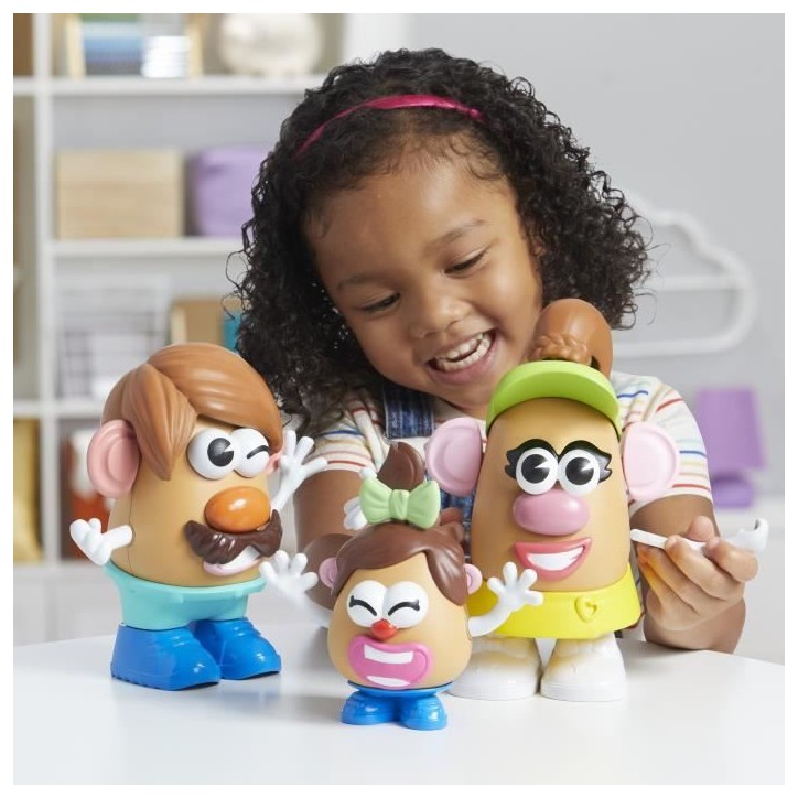 Potato Head coffret La famille Patate avec 44 pieces, jouets préscolaires créatifs pour tout-petits, pour filles et garçons,