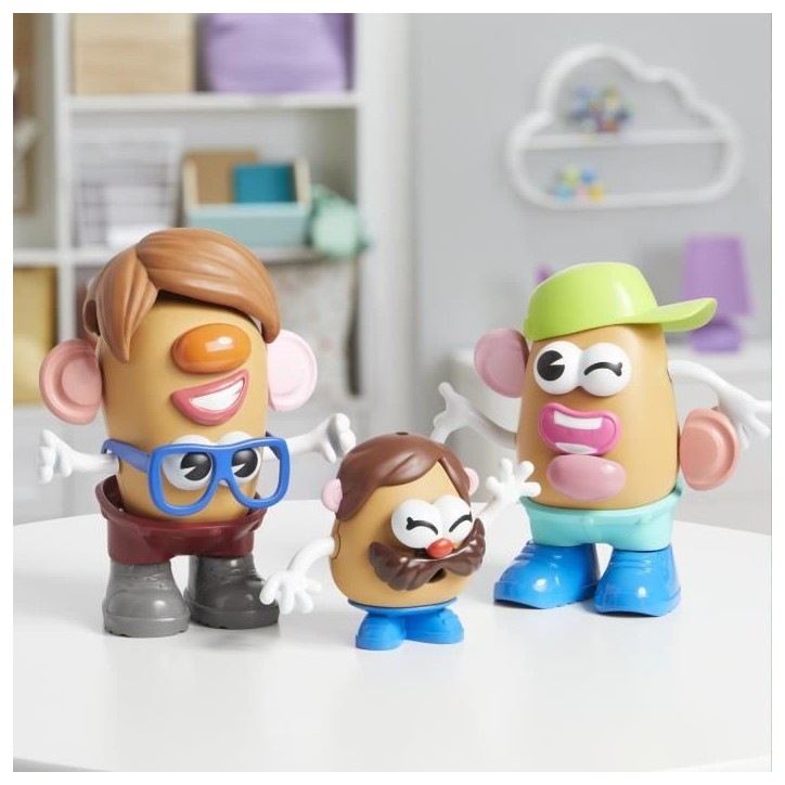 Potato Head coffret La famille Patate avec 44 pieces, jouets préscolaires créatifs pour tout-petits, pour filles et garçons,