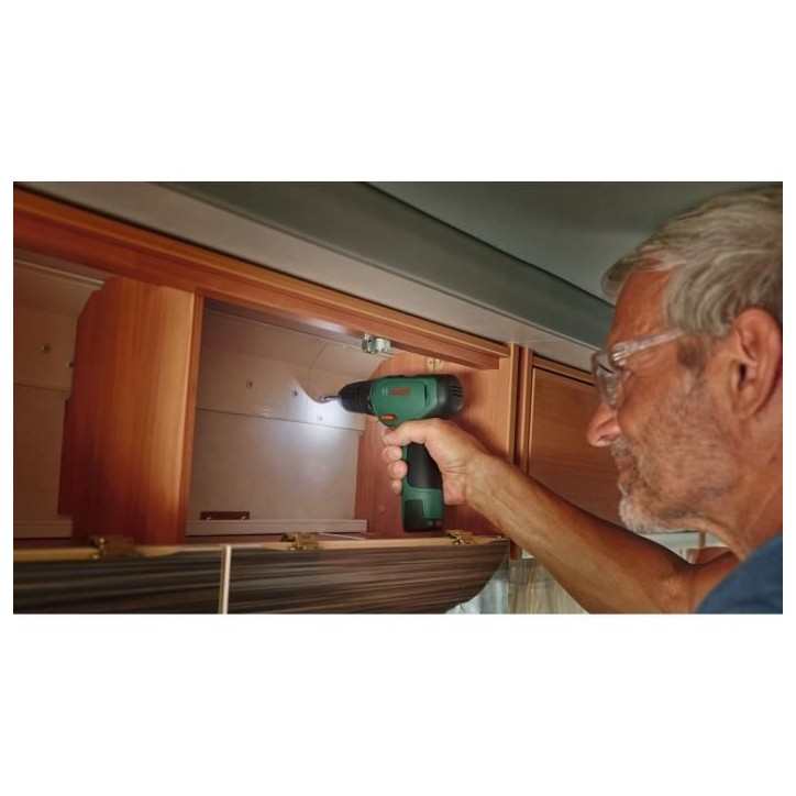 Perceuse-visseuse sans-fil Bosch - EasyDrill 1200 (Livrée avec 2 batteries 12V-1,5Ah + chargeur) Perceuse-visseuse sans-fil Bosch - EasyDrill 1200 (Livrée avec 2 batteries 12V-1,5Ah + chargeur)