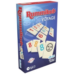 Rummikub Édition Voyage, mini jeu portatif avec 106 plaques, 2 a 4 