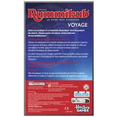Rummikub Édition Voyage, mini jeu portatif avec 106 plaques, 2 a 4 