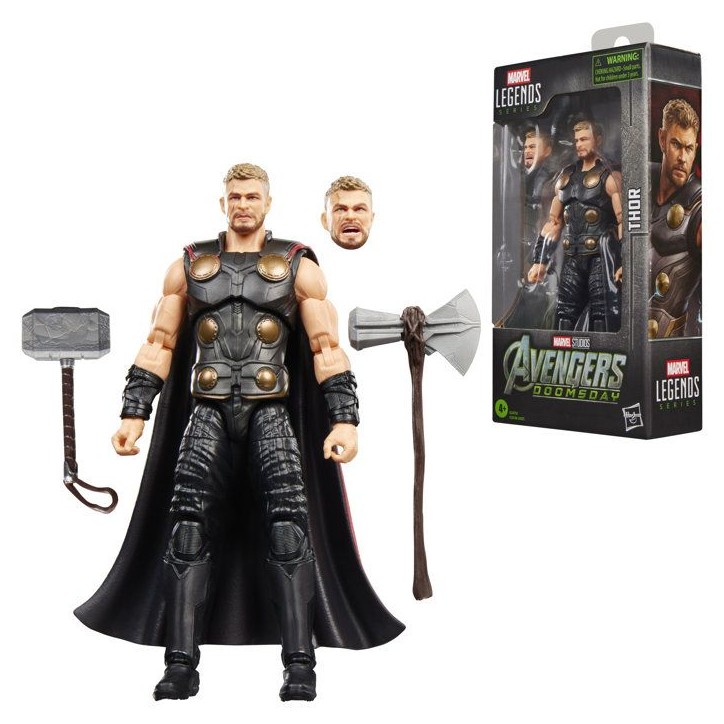 Figurine Thor de collection de 15 cm, Marvel Legends Series Avengers : Doomsday, des 14 ans Figurine Thor de collection de 15 cm, Marvel Legends Series Avengers : Doomsday, des 14 ans