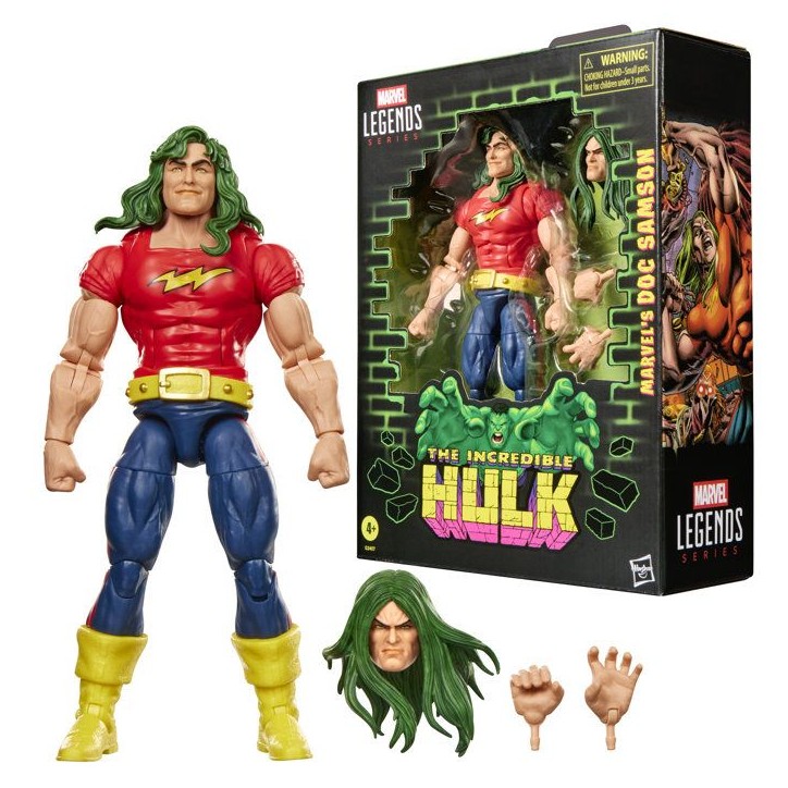 Figurine Marvel's Doc Samson de 15 cm inspirée des bandes dessinées l'Incroyable Hulk, Figurine de collection, Marvel Legends