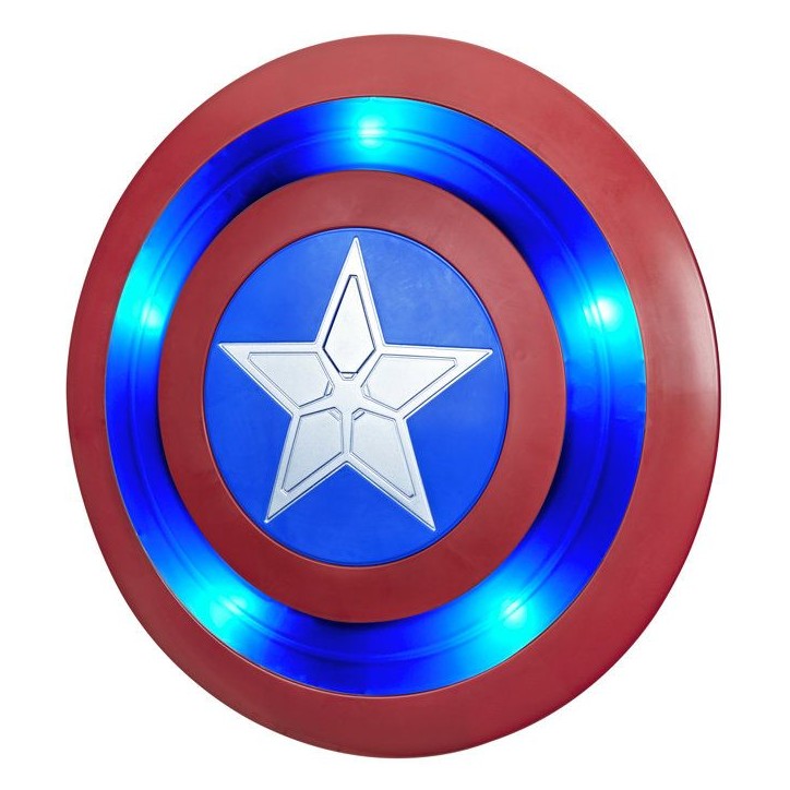 Bouclier de combat réactif de Captain America, jouet de déguisement de super-héros de 27,9 cm de diametre, Marvel Avengers d Bouclier de combat réactif de Captain America, jouet de déguisement de super-héros de 27,9 cm de diametre, Marvel Avengers d