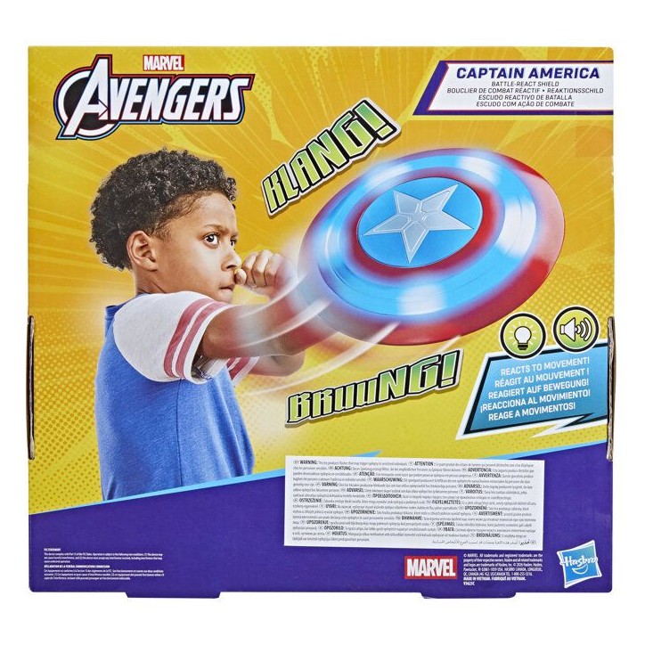 Bouclier de combat réactif de Captain America, jouet de déguisement de super-héros de 27,9 cm de diametre, Marvel Avengers d Bouclier de combat réactif de Captain America, jouet de déguisement de super-héros de 27,9 cm de diametre, Marvel Avengers d
