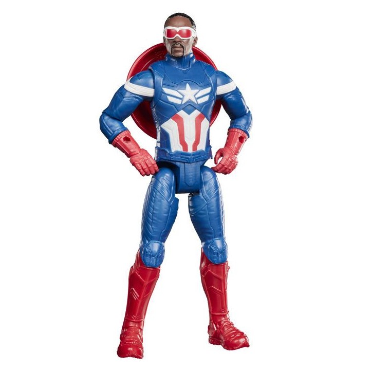 Figurine d'action Titan Captain America 29,2 cm, figurines de super-héros, Marvel Studios Avengers : Doomsday, des 4 ans