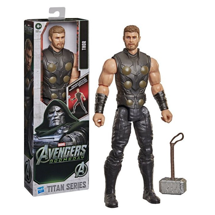 Figurine d'action Titan Thor 29,2 cm, figurine de super-héros, Marvel Studios Avengers : Doomsday, des 4 ans Figurine d'action Titan Thor 29,2 cm, figurine de super-héros, Marvel Studios Avengers : Doomsday, des 4 ans