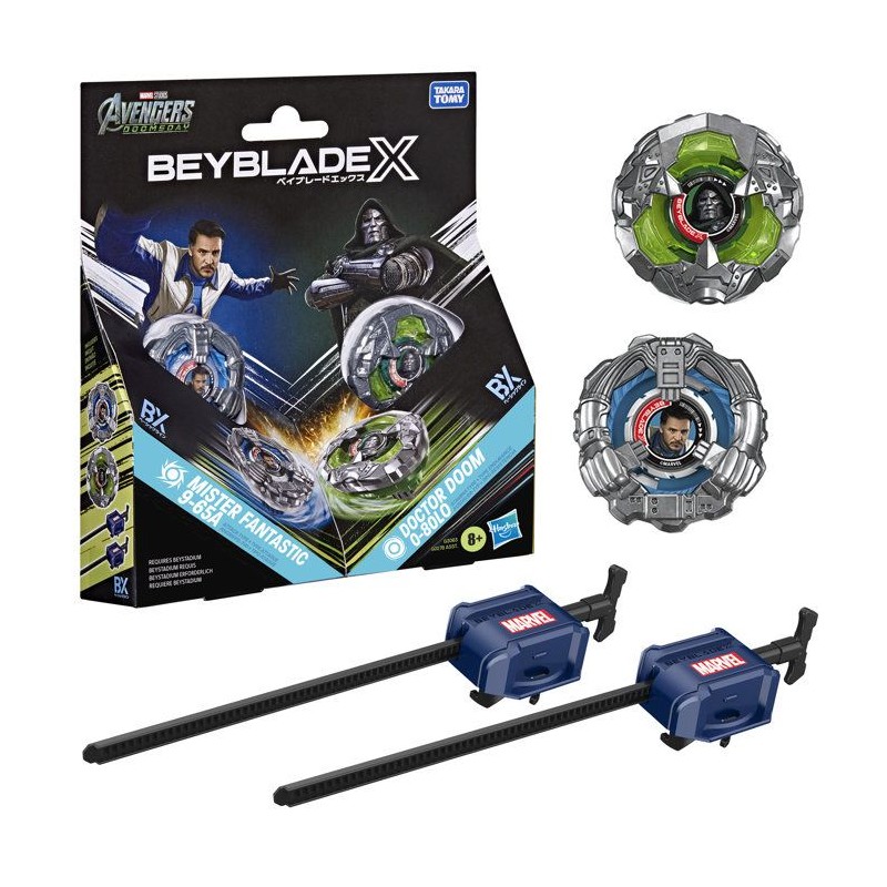 Beyblade X Starter Pack Dual Docteur Doom 0-80LO c. M. Fantastique 9-6
