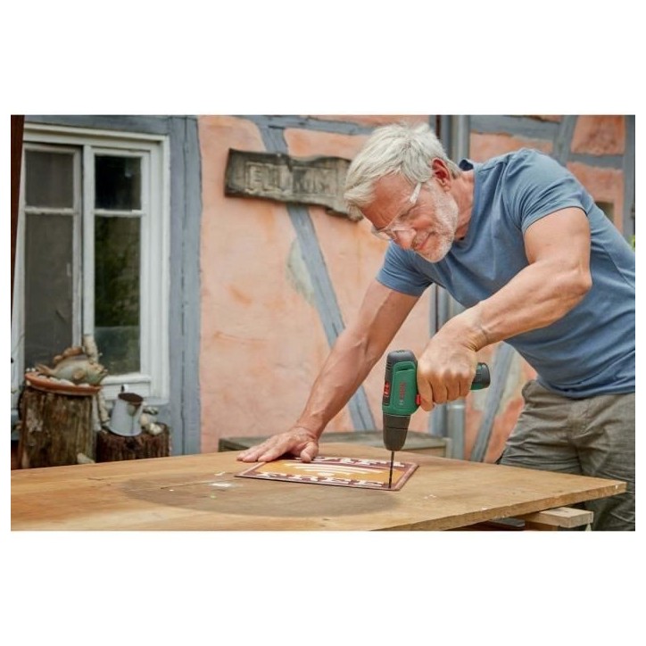 Perceuse-visseuse sans-fil Bosch - EasyDrill 1200 - Bois - 12V - 10mm - 2 vitesses