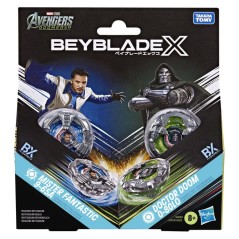 Beyblade X Starter Pack Dual Docteur Doom 0-80LO c. M. Fantastique 9-6