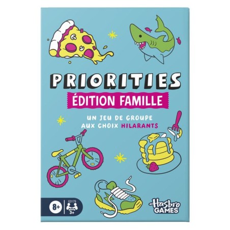 Priorities édition Famille, jeu de groupe, jeu de cartes aux choix hi