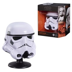 Mini casque de Stormtrooper, piece de collection premium a l'échelle