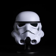 Mini casque de Stormtrooper, piece de collection premium a l'échelle