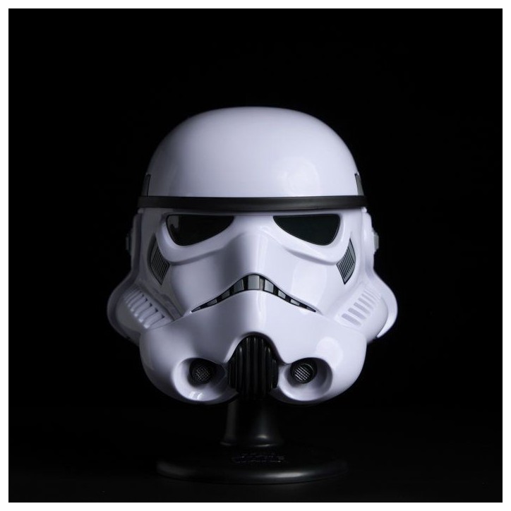 Mini casque de Stormtrooper, piece de collection premium a l'échelle 15 cm, Star Wars : Un nouvel espoir, Star Wars The Black
