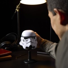 Mini casque de Stormtrooper, piece de collection premium a l'échelle