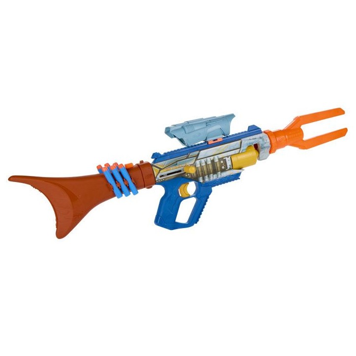 Nerf Star Wars Blaster The Mandalorian, viseur, canon, crosse de rangement, 12 fléchettes Nerf Elite, des 8 ans