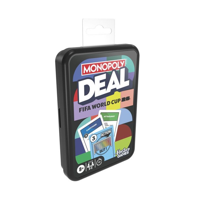 Monopoly Deal FIFA World Cup édition 2026, jeu de cartes sous licence