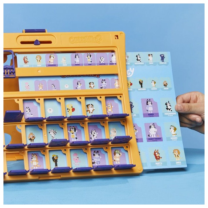Qui est-ce ? édition Bluey, jeu de plateau familial compact et amusant pour enfants, 2 joueurs, 15 min, des 6 ans Qui est-ce ? édition Bluey, jeu de plateau familial compact et amusant pour enfants, 2 joueurs, 15 min, des 6 ans
