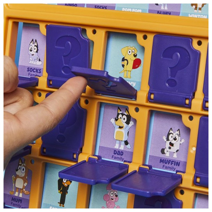 Qui est-ce ? édition Bluey, jeu de plateau familial compact et amusant pour enfants, 2 joueurs, 15 min, des 6 ans Qui est-ce ? édition Bluey, jeu de plateau familial compact et amusant pour enfants, 2 joueurs, 15 min, des 6 ans