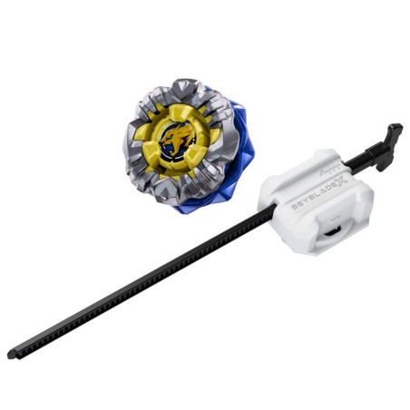 Beyblade X Starter Pack Seize Jaguar HN UX Infinity, toupies de compétition et lanceur, des 8 ans