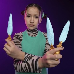 Nerf KPop Demon Hunters Lames spirituelles de Zoey, 3 lames Nerf en