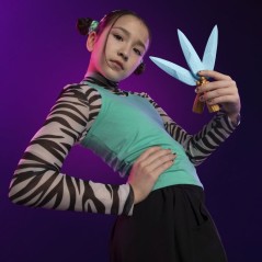Nerf KPop Demon Hunters Lames spirituelles de Zoey, 3 lames Nerf en