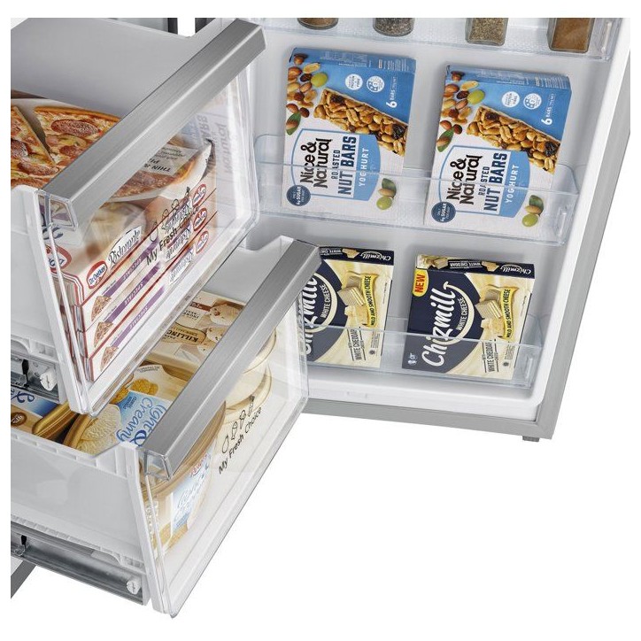 Réfrigérateur multi-portes - HISENSE - RQ758N4SBSE - Multi-portes - Non encastrable - Classe E - 200x91x73 cm - Inox antitrace