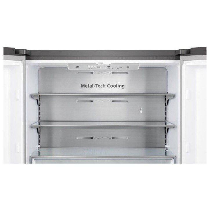 Réfrigérateur multi-portes - HISENSE - RQ758N4SBSE - Multi-portes - Non encastrable - Classe E - 200x91x73 cm - Inox antitrace