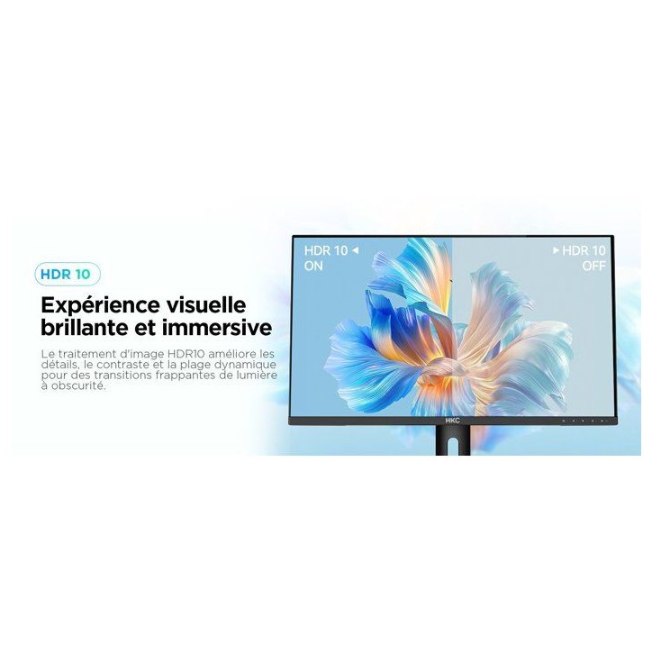 Écran PC - HKC - 27 - UHD - 60Hz - Dalle IPS - USB-C 65 W - B2742A Écran PC - HKC - 27 - UHD - 60Hz - Dalle IPS - USB-C 65 W - B2742A