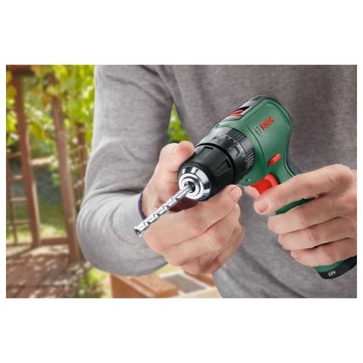 Perceuse a percussion Bosch - EasyImpact 1200 (2 batteries 12V, 1 chargeur, 1 embout de vissage double) - PowerForAll Perceuse a percussion Bosch - EasyImpact 1200 (2 batteries 12V, 1 chargeur, 1 embout de vissage double) - PowerForAll