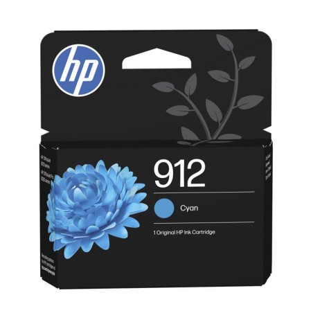 HP 912 Cartouche d'encre cyan authentique (3YL77AE) - Pour HP OfficeJe