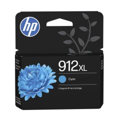 HP 912XL Cartouche d'encre cyan grande capacité authentique (3YL81AE)